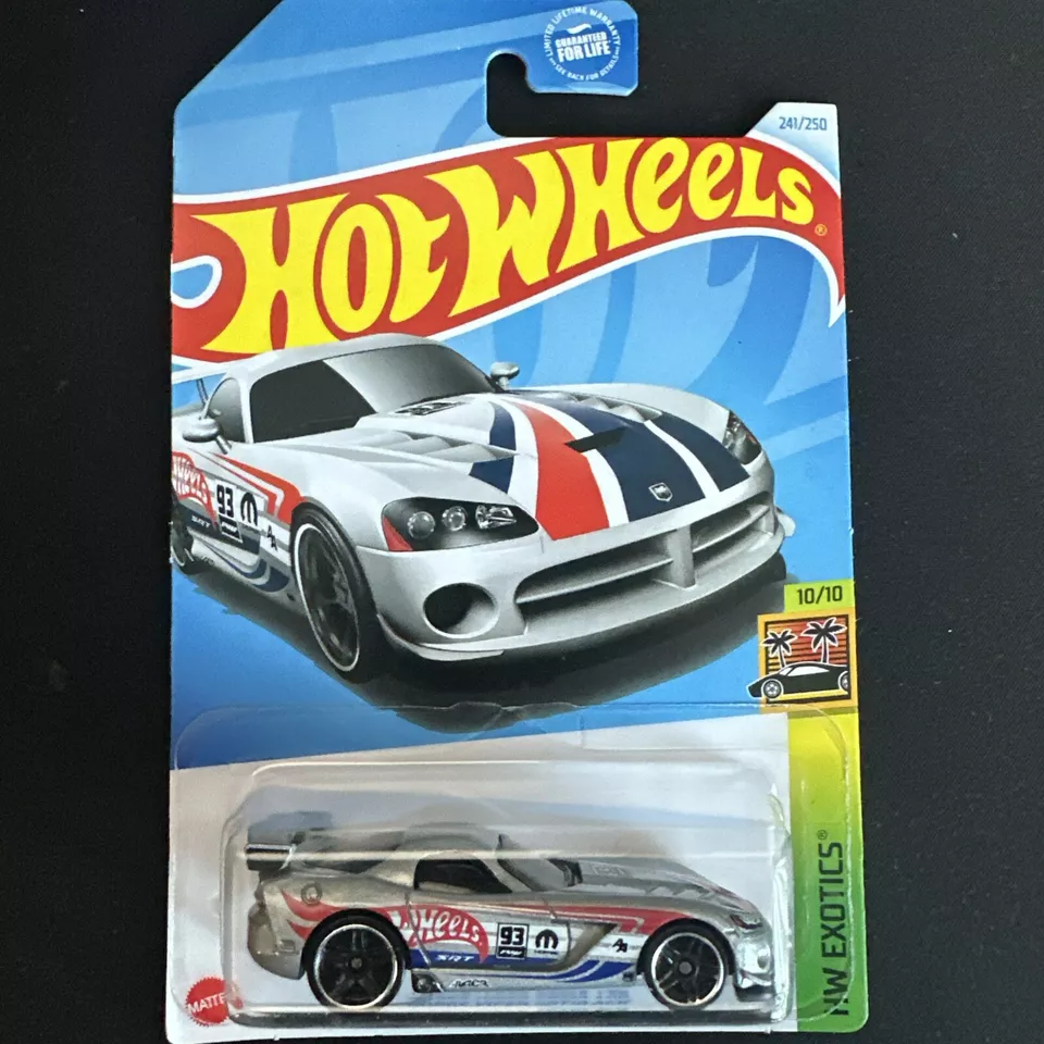 2024 Hot Wheels Silver Dodge Viper SRT10 ACR 241/250 HW Exotics 10/10