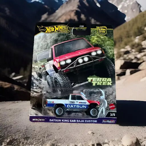 2024 Hot Wheels Car Culture DATSUN King Cab BAJA Custom Terra Trek BEAST 3/5 💯